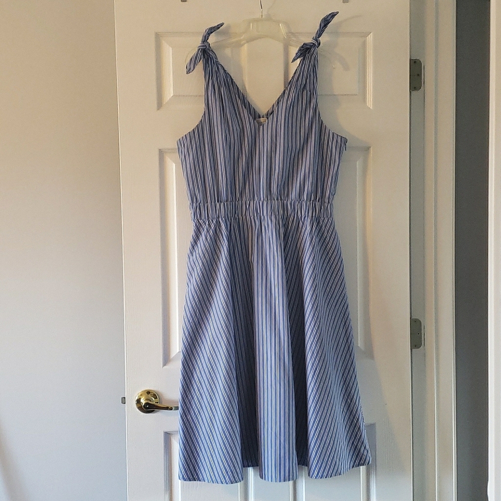 Cupio Midi Tie Shoulder Dress